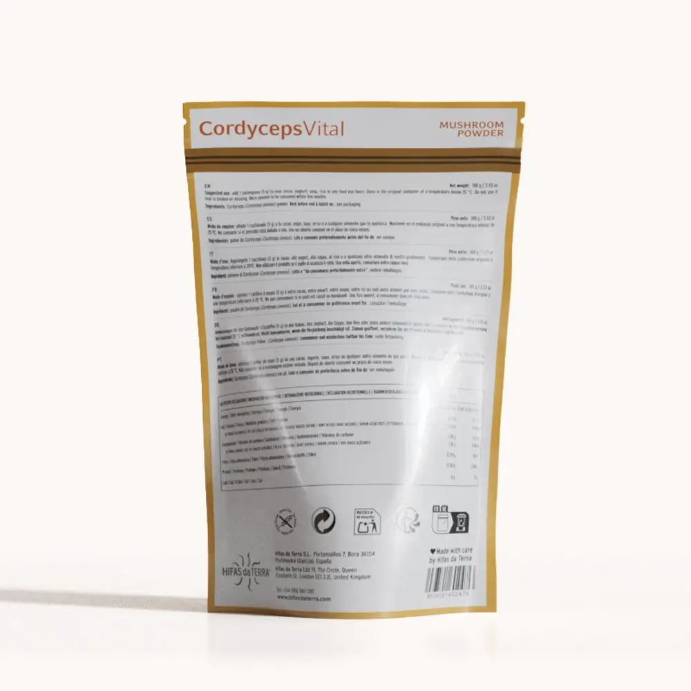 Cordyceps Vital 100% Polvo de Cordyceps