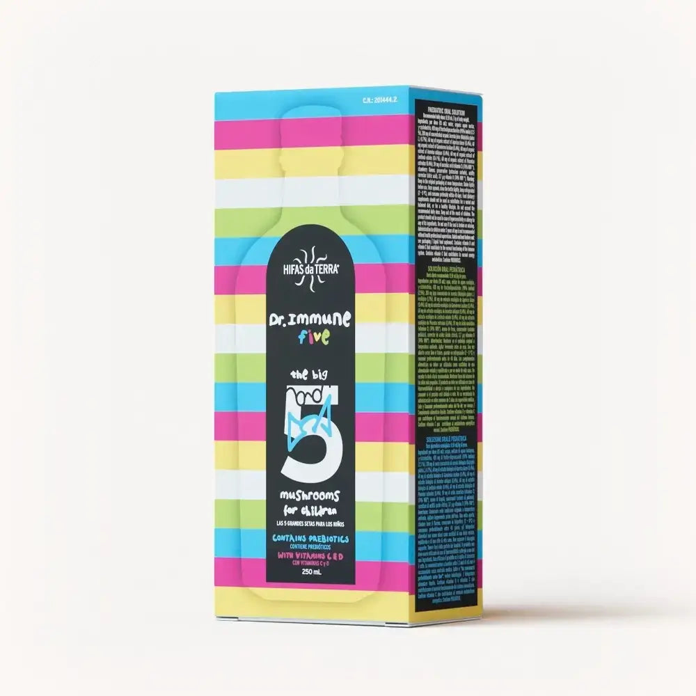 Jarabe Dr. Immune Five para las Defensas con prebióticos y Vitaminas D y C