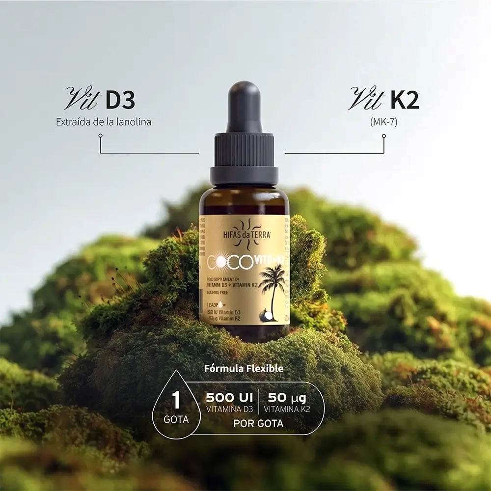 CocoVit D+K2: vitaminas D3 y K2