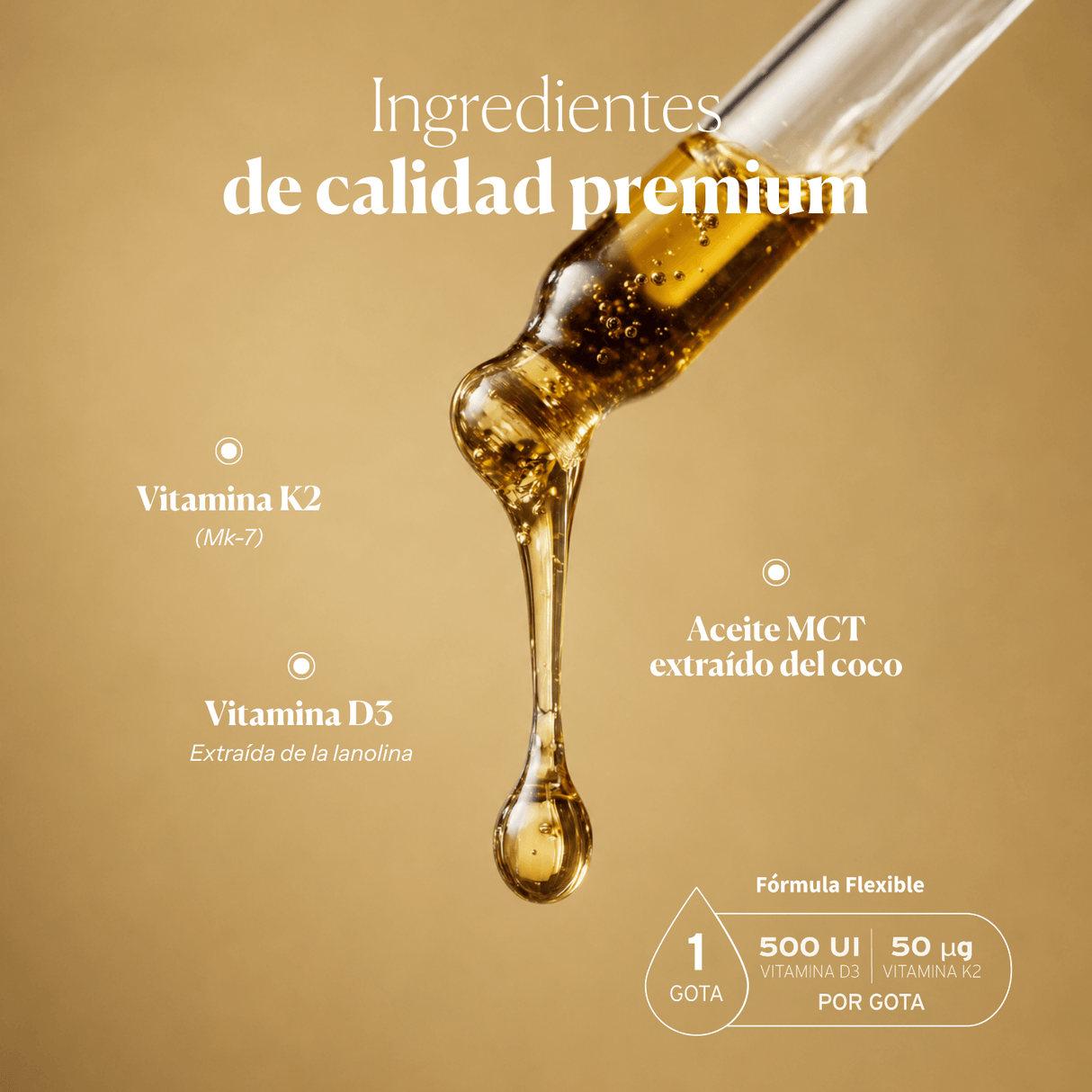 CocoVit D+K2: vitaminas D3 y K2