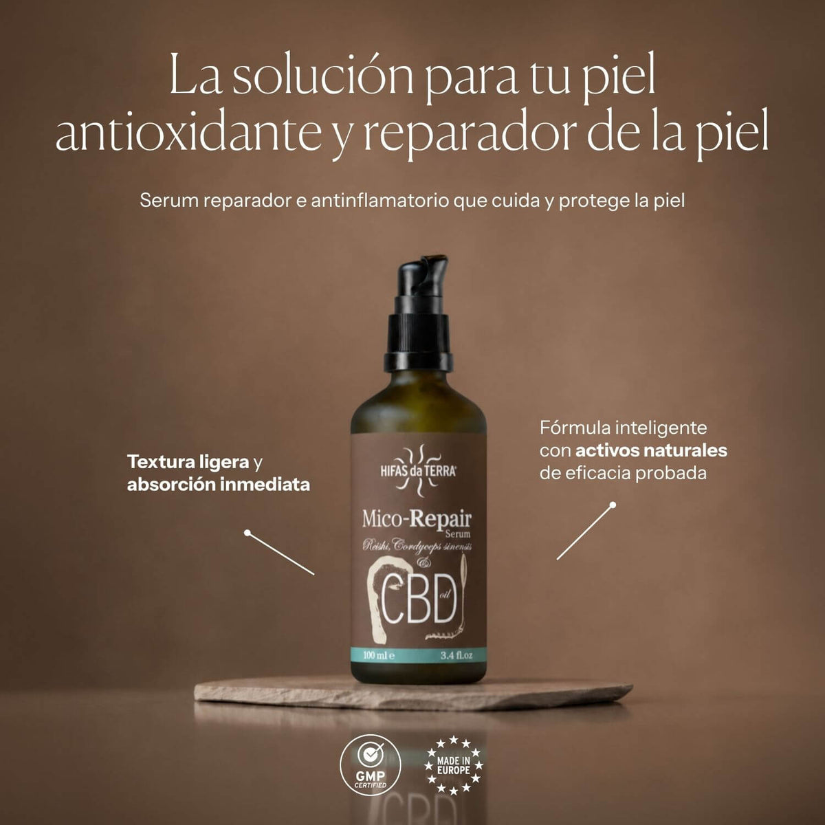 Modo de uso de Mico-Repair Serum | Hifas da Terra