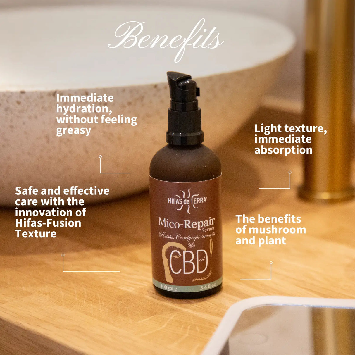 Mico-Repair Serum con Reishi y Cordyceps