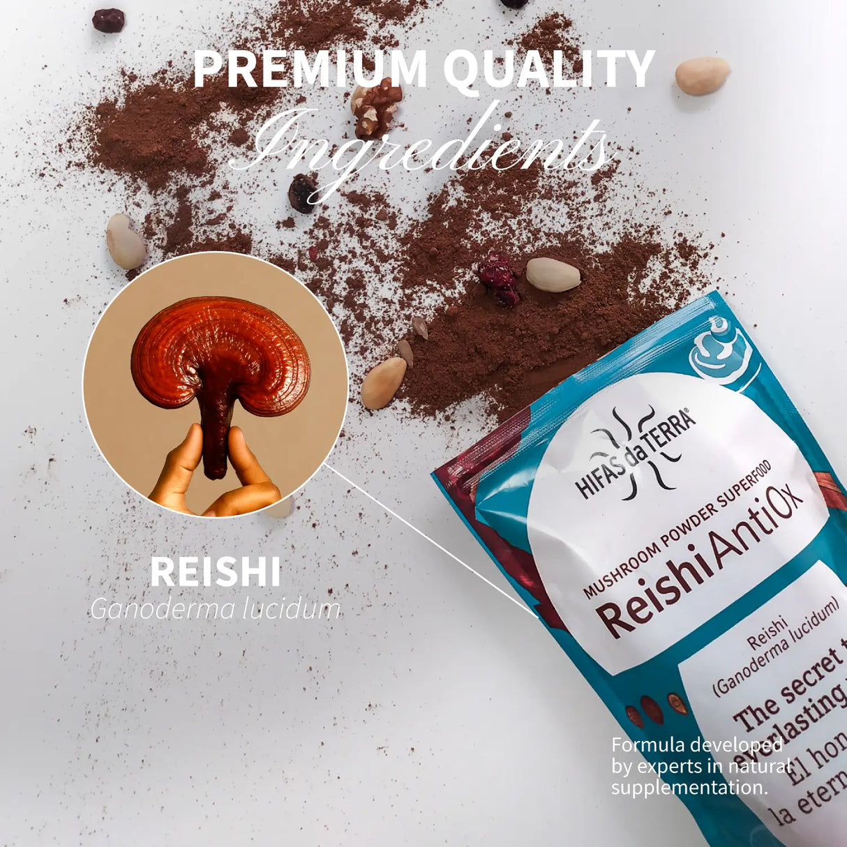 Reishi Antiox 100% Polvo ECO de Reishi