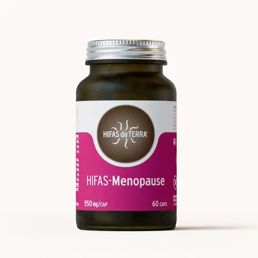 Hifas-Menopause (Reishi, Cordyceps, Lion's Mane, Ashwagandha KSM 66 and Green Tea extract) capsules