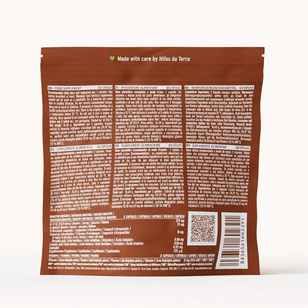 Mico-Chaga Extracto Puro ECO de Chaga