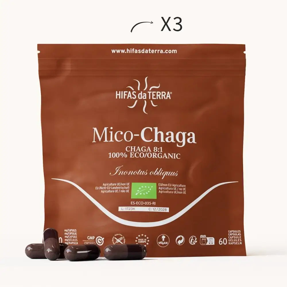 Mico-Chaga Extracto Puro ECO de Chaga