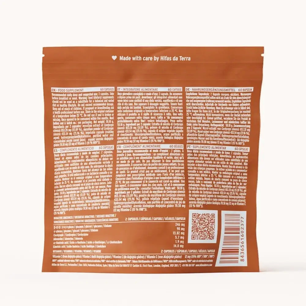 Mico-Cord Extracto Puro del Hongo Cordyceps en cápsulas