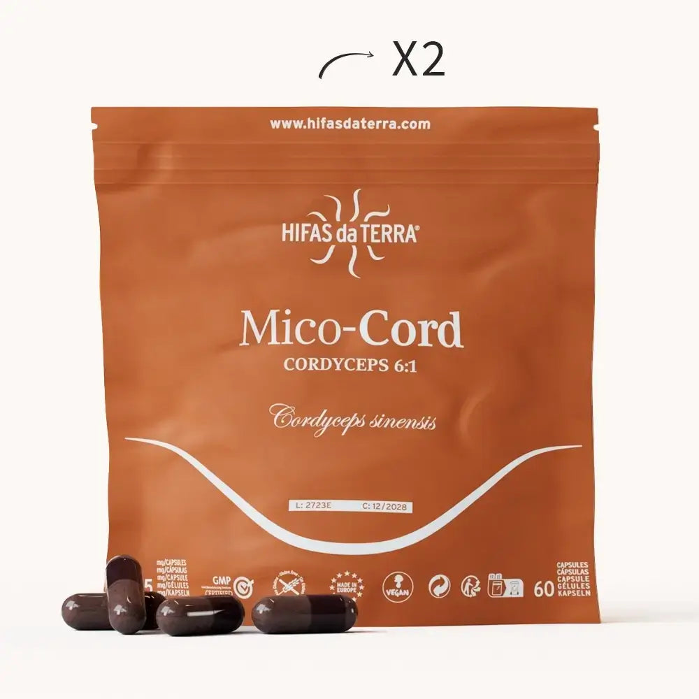 Mico-Cord Extracto Puro del Hongo Cordyceps en cápsulas
