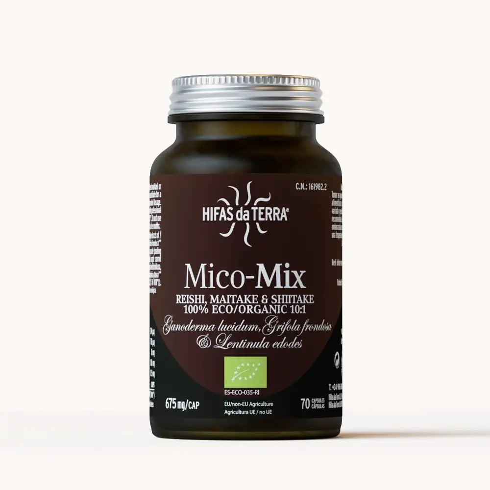 Mico-Mix Extractos Puros de Reishi, Shiitake y Maitake
