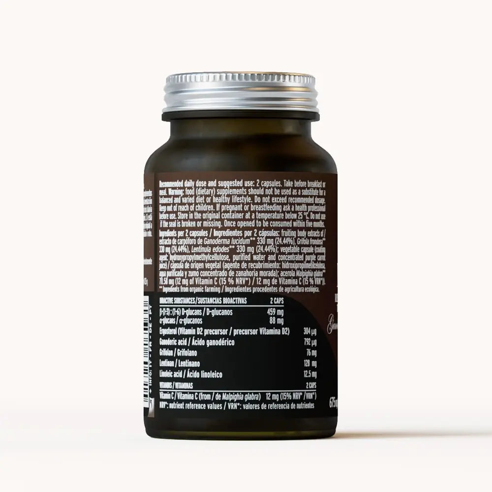 Mico-Mix Extractos Puros de Reishi, Shiitake y Maitake