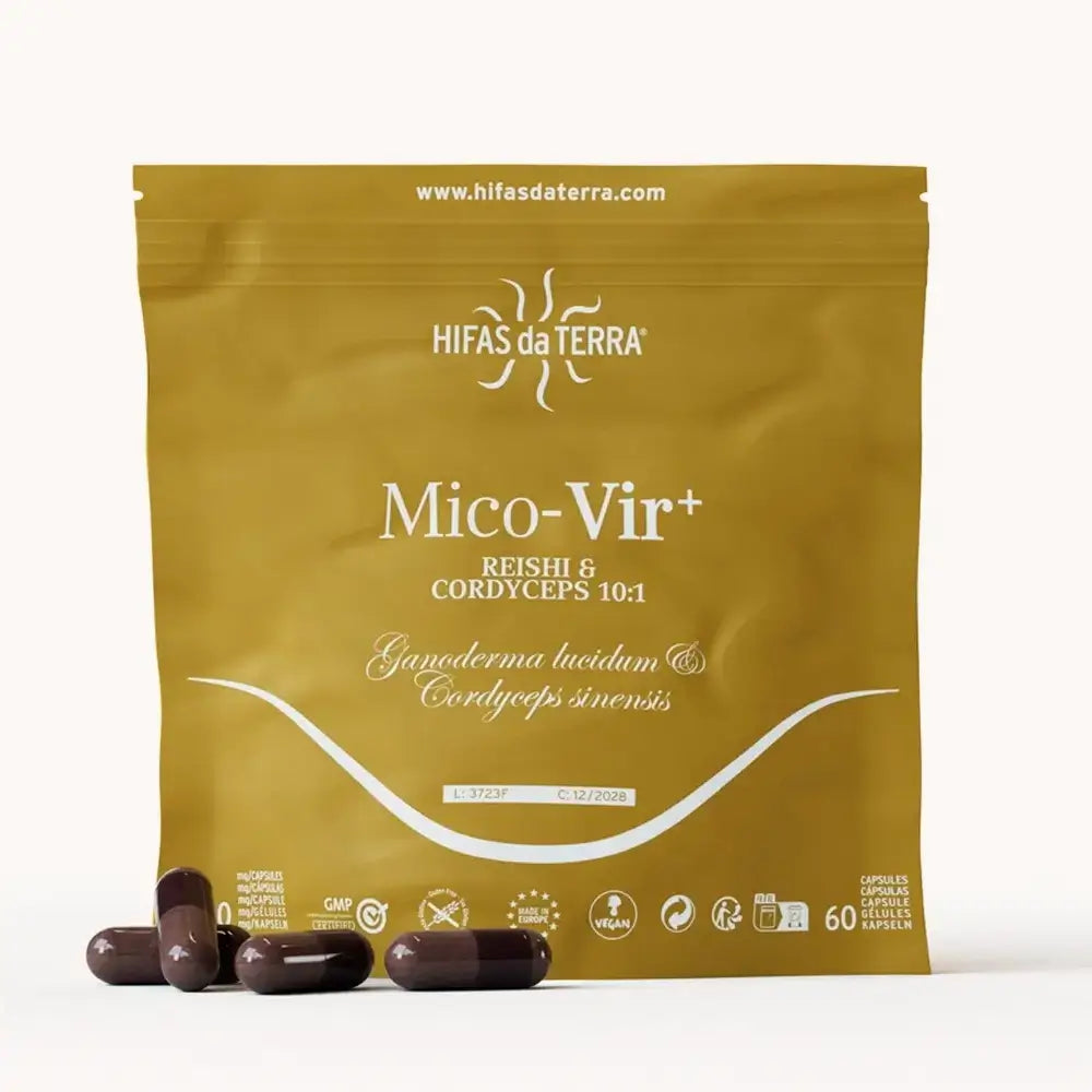 Mico-Vir+ Extractos Puros de Reishi y Cordyceps