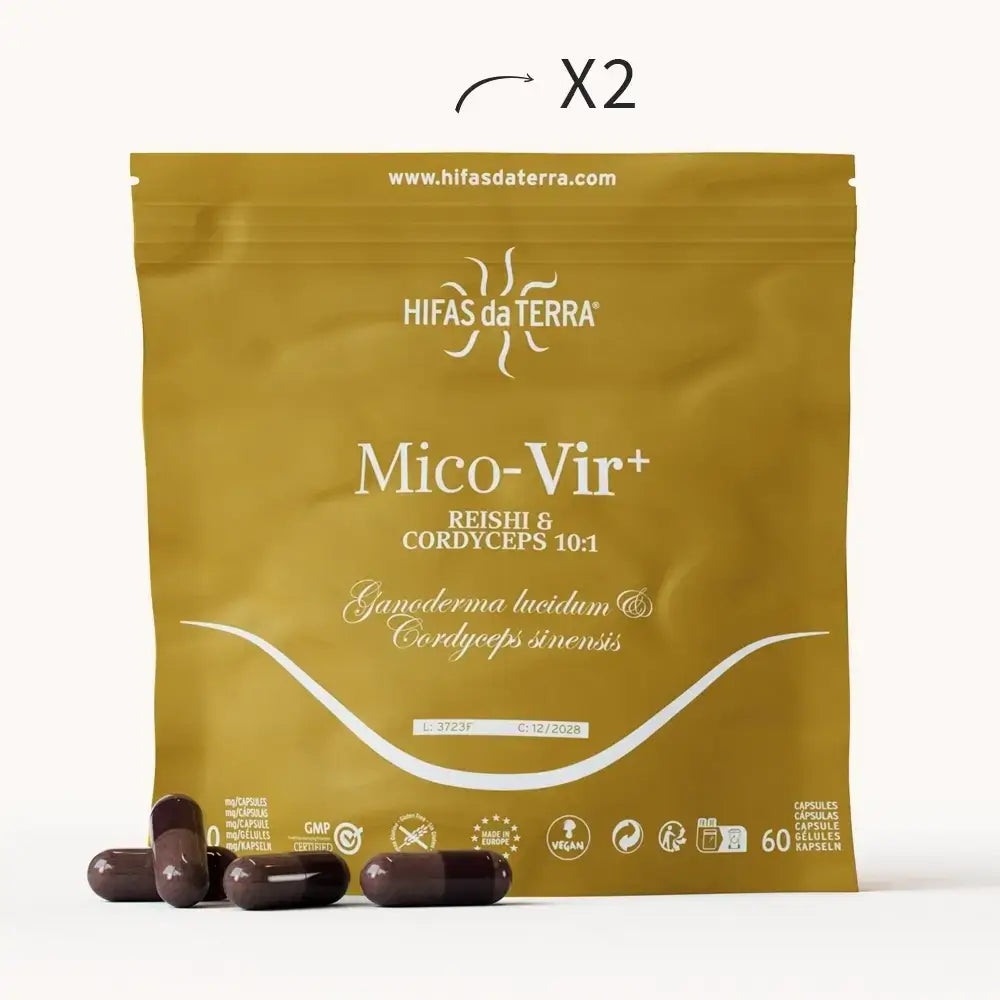 Mico-Vir+ Extractos Puros de Reishi y Cordyceps