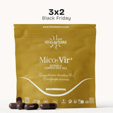Mico-Vir+ Extractos Puros de Reishi y Cordyceps