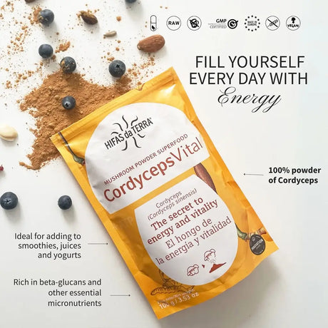 Cordyceps Vital 100% Polvo de Cordyceps