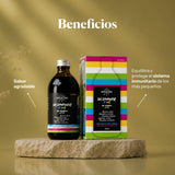 Benefits of Dr. Immune Five: children's syrup with beta-glucans, prebiotics and vitamins D and C | Hifas da Terra