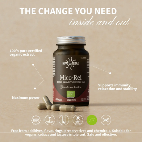 Mico-Rei Extracto Puro ECO de Reishi