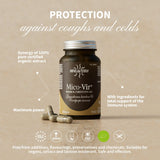 Mico-Vir+ Extractos Puros de Reishi y Cordyceps