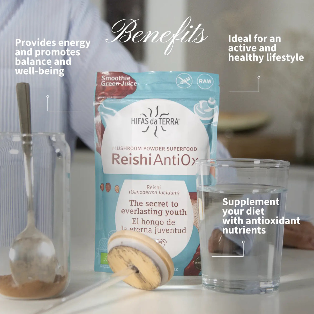 Reishi AntiOx Powder Superfood (Organic Reishi)

