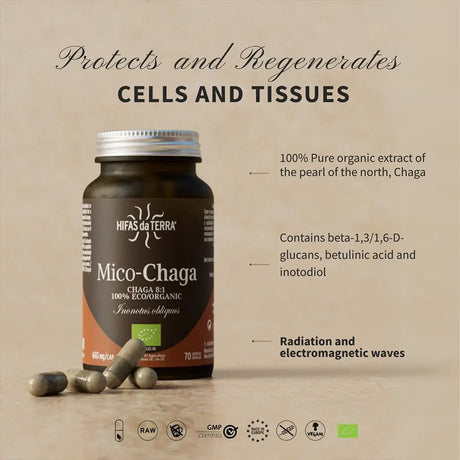 Mico-Chaga Extracto Puro ECO de Chaga