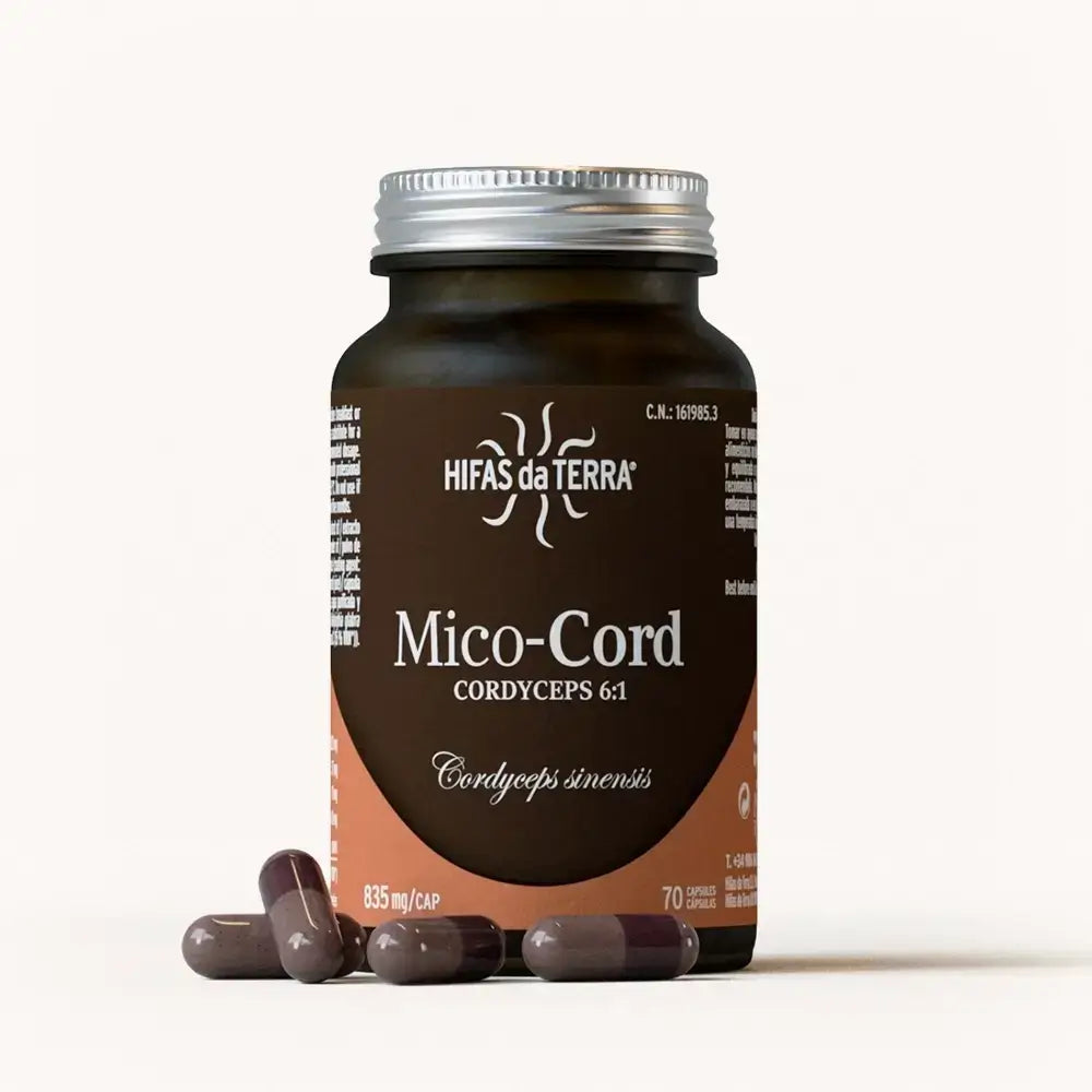 Mico-Cord Extracto Puro del Hongo Cordyceps en cápsulas