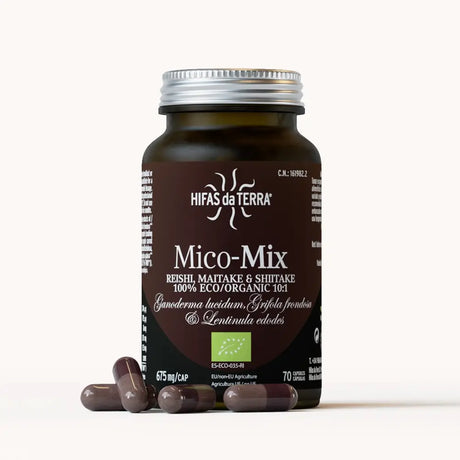 Mico-Mix Extractos Puros de Reishi, Shiitake y Maitake