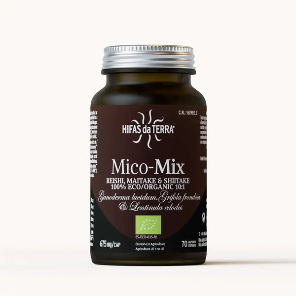 Mico-Mix Extractos Puros de Reishi, Shiitake y Maitake