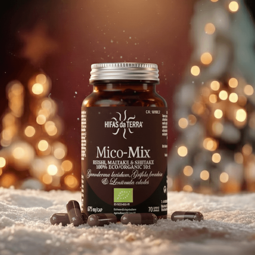 Mico-Mix Extractos Puros de Reishi, Shiitake y Maitake